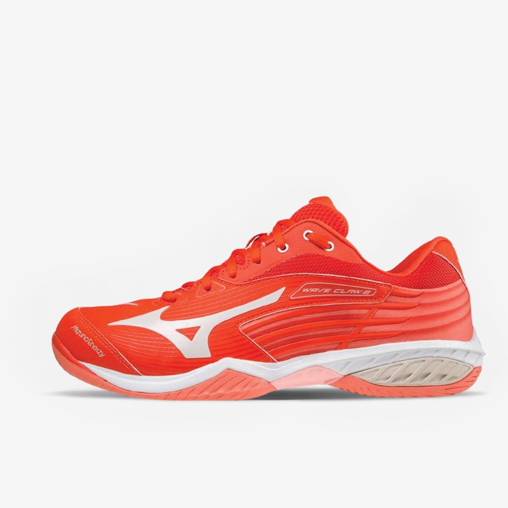 Giày Cầu Lông Mizuno Wave Claw 2 - Đỏ Cam