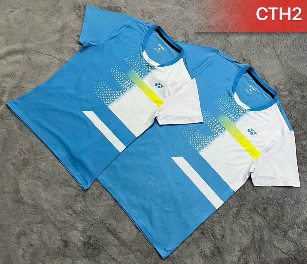 Áo Cầu Lông Yonex CTH2 - Xanh Biển Trắng