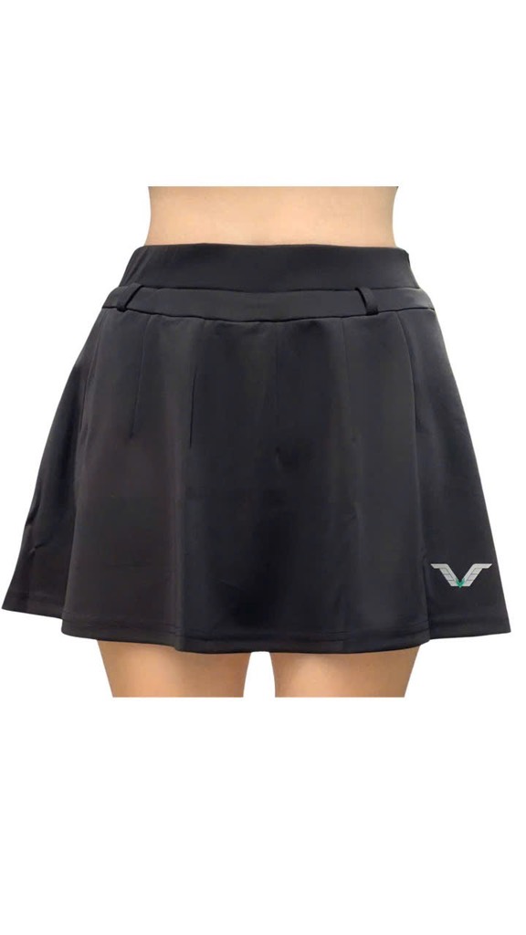 Váy thể thao VVN03 Ngắn Xếp Ly - Đen