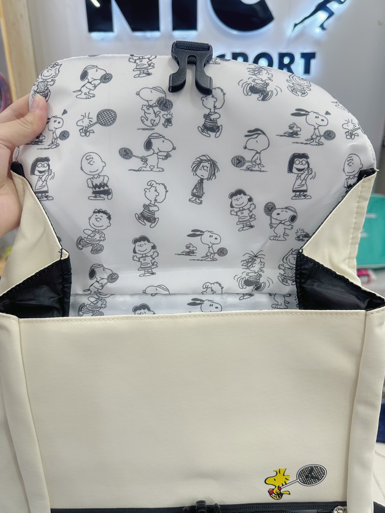 Balo Victor Peanuts - Đen kem - Gia công