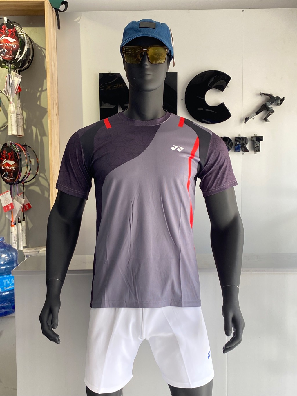 Áo Cầu Lông Yonex TT1 - Xám