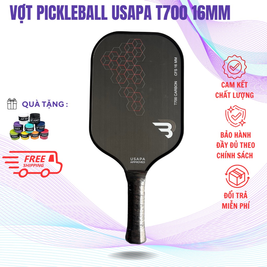 Vợt Pickleball Usapa T700 CarbonTech