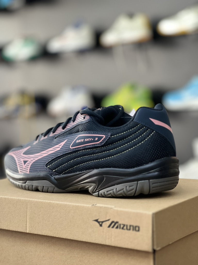 Giày Cầu Lông Mizuno Gate Sky Plus 3- Đen Hồng