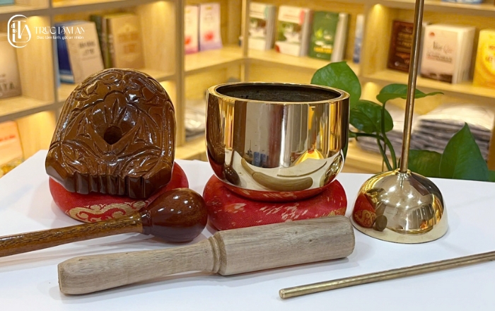 Bộ chuông mõ tụng kinh và khánh: Cách chọn, sử dụng đúng