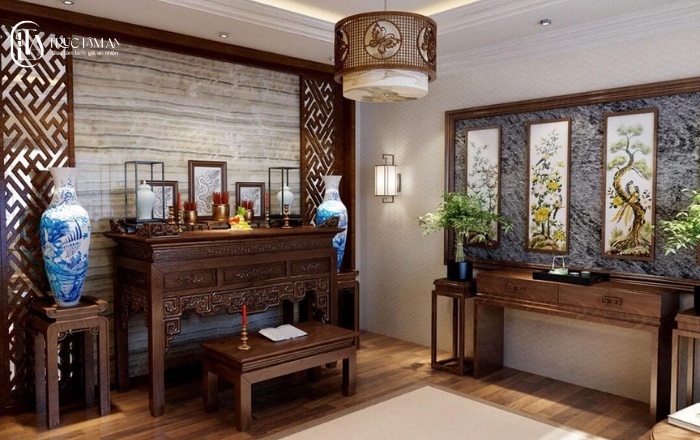 Dịch vụ thiết kế bàn thờ chuẩn phong thủy để đón tài lộc