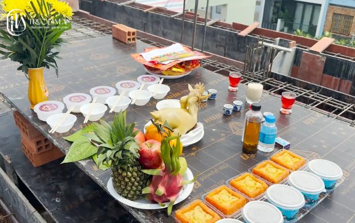 Hướng dẫn chuẩn bị lễ cúng cất nóc nhà đầy đủ, chi tiết nhất