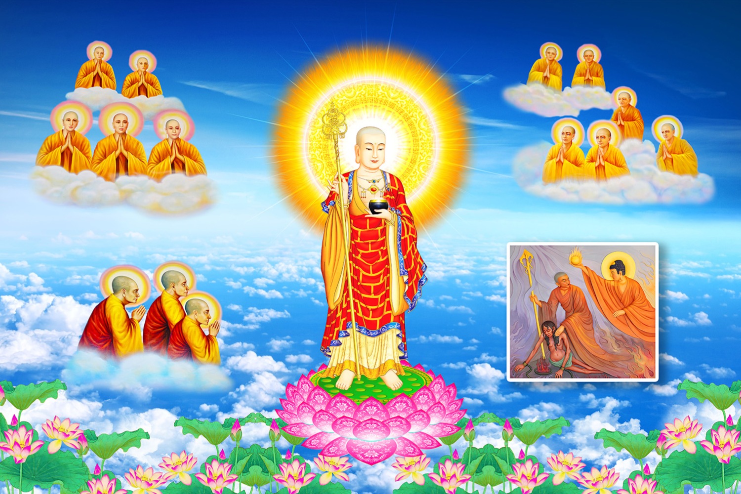 Câu niệm Nam Mô Đại Hiếu Mục Kiền Liên Bồ Tát mang ý nghĩa sâu sắc