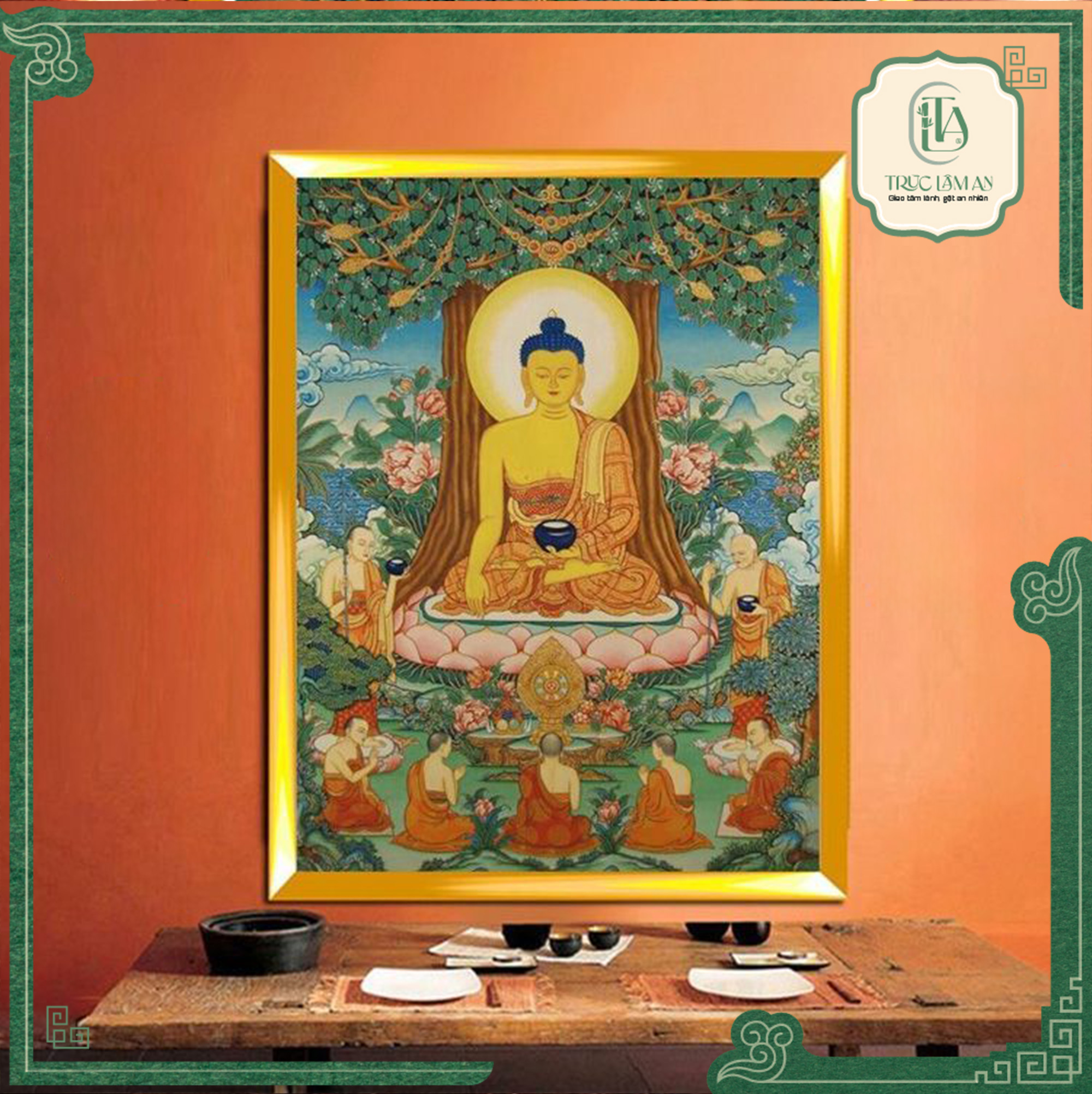 TRANH THANGKA, PHẬT TREO TƯỜNG