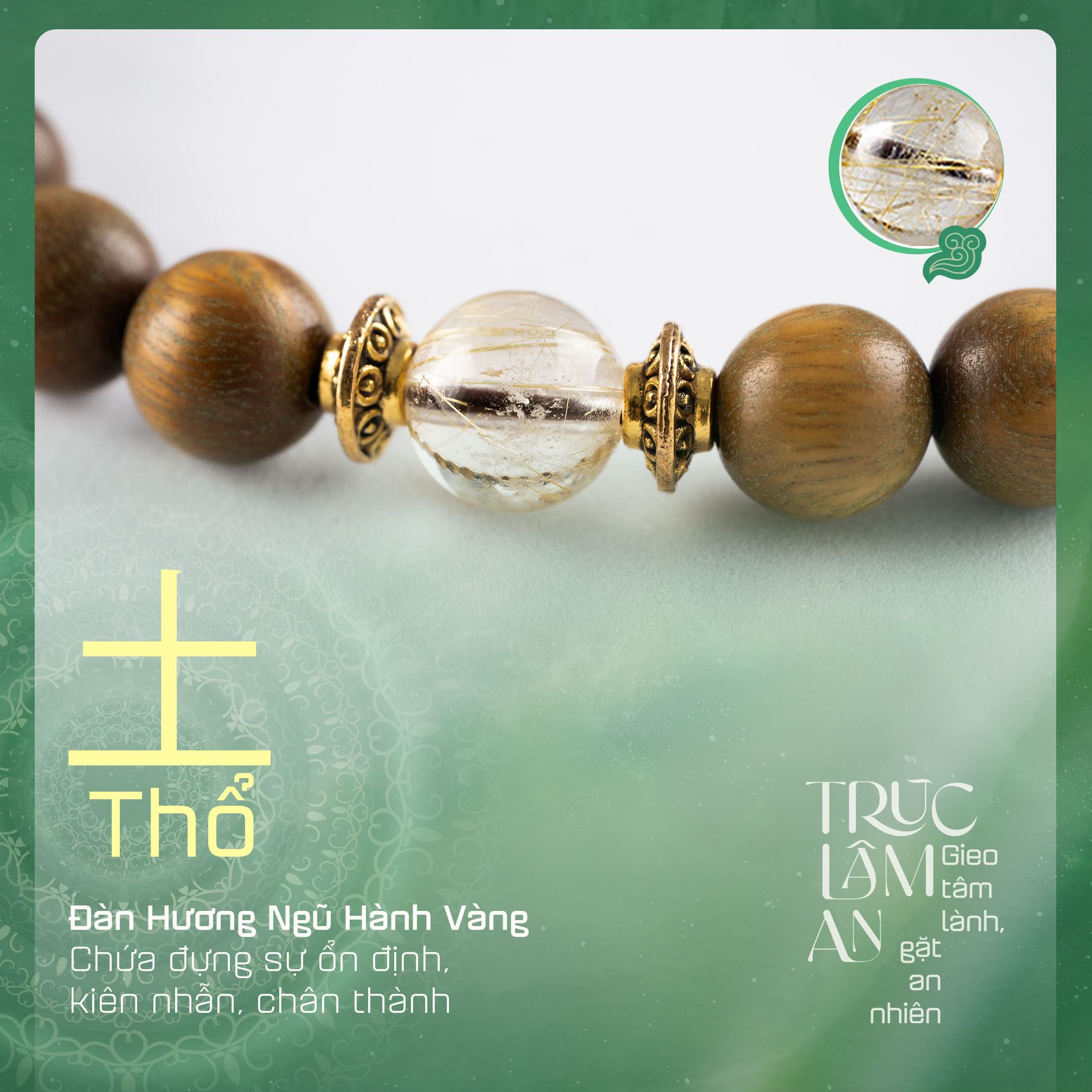 VÒNG TAY ĐÀN HƯƠNG NGŨ HÀNH