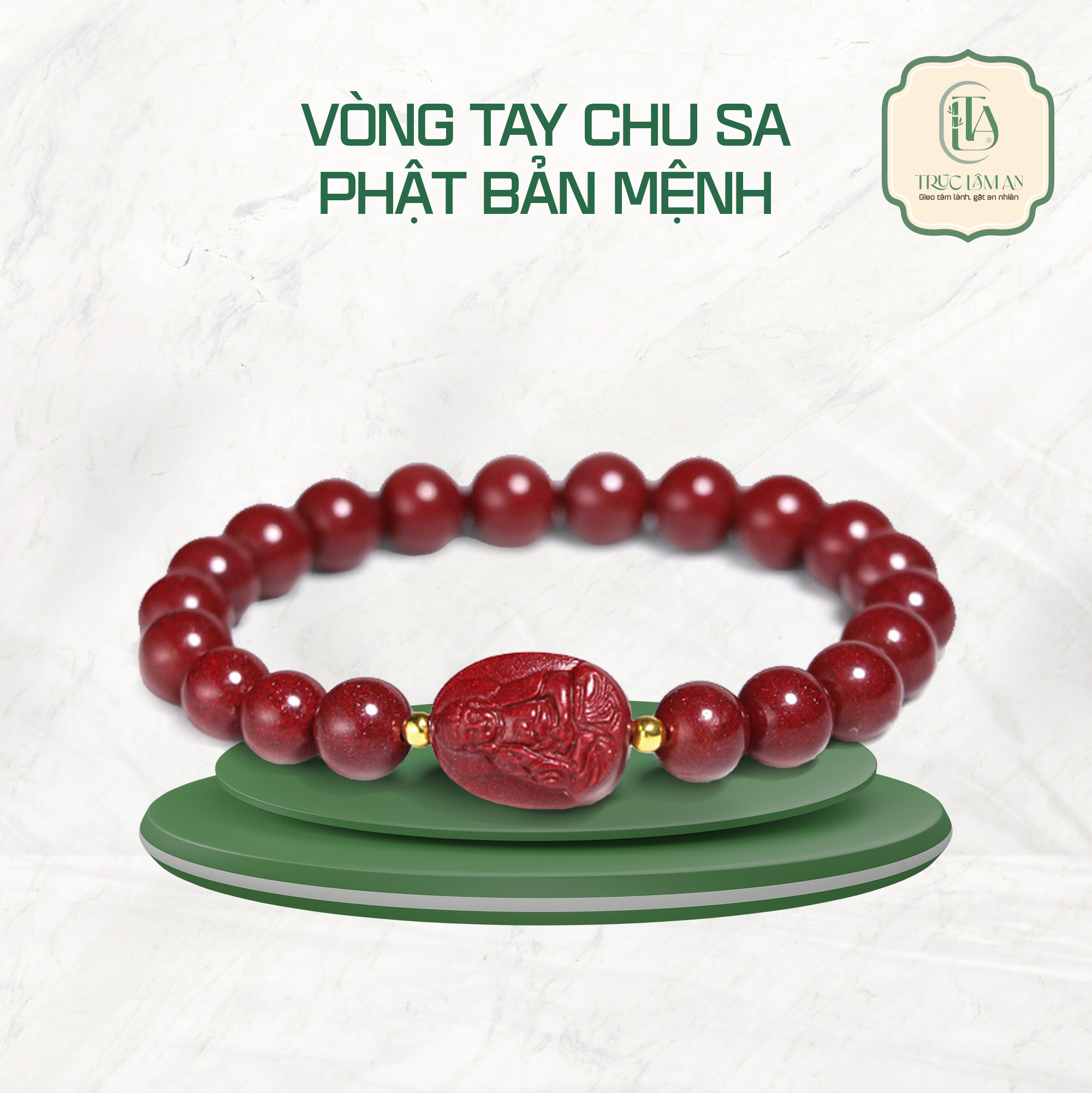 VÒNG TAY CHU SA PHẬT ĐẢN MỆNH