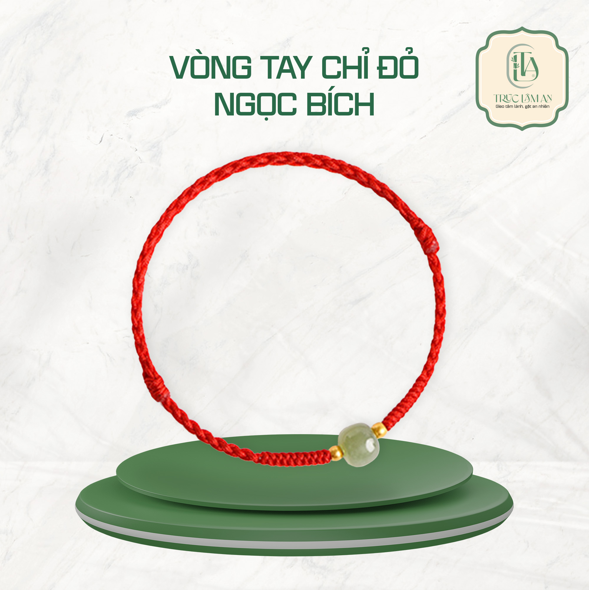 VÒNG TAY CHỈ ĐỎ NGỌC BÍCH
