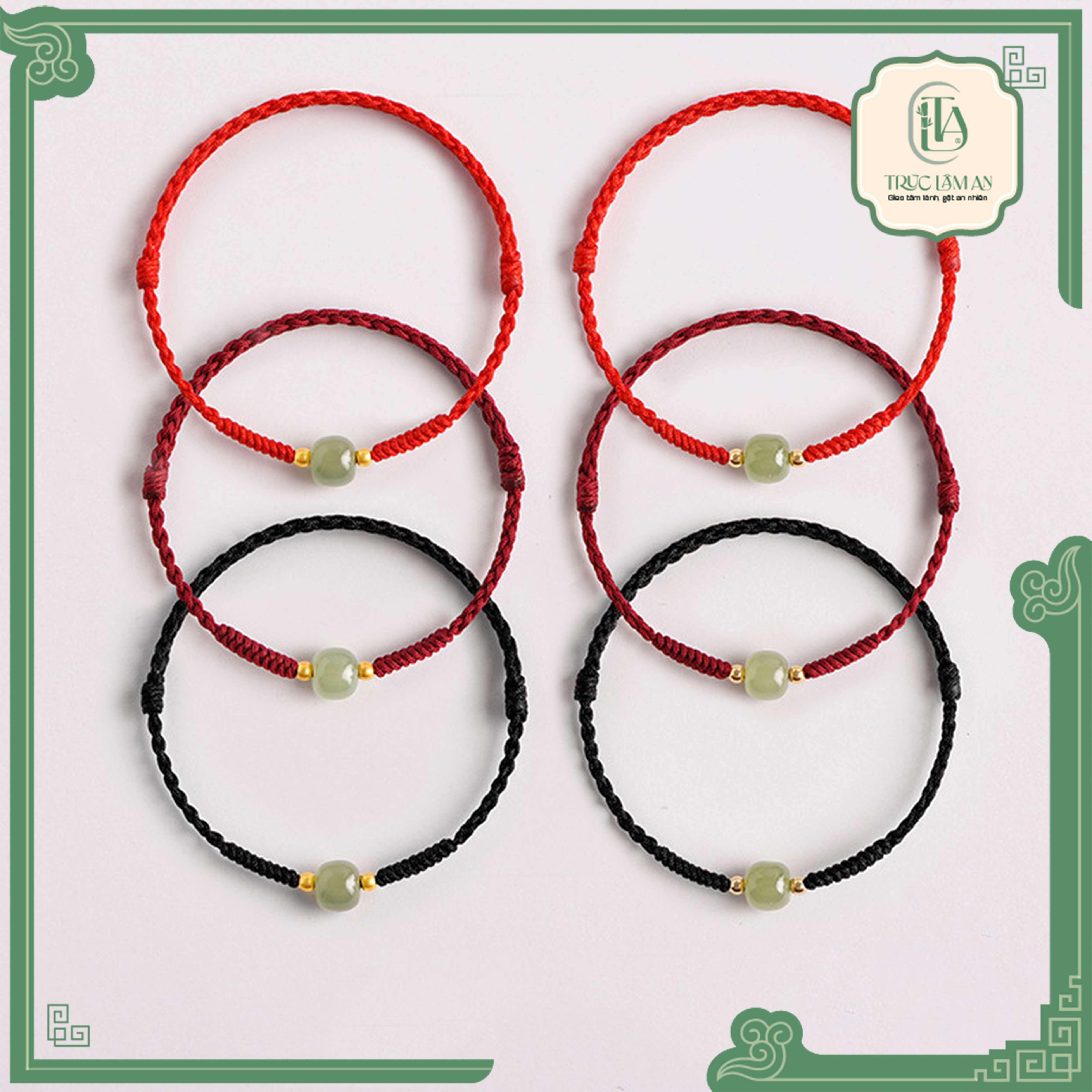 VÒNG TAY CHỈ ĐỎ NGỌC BÍCH