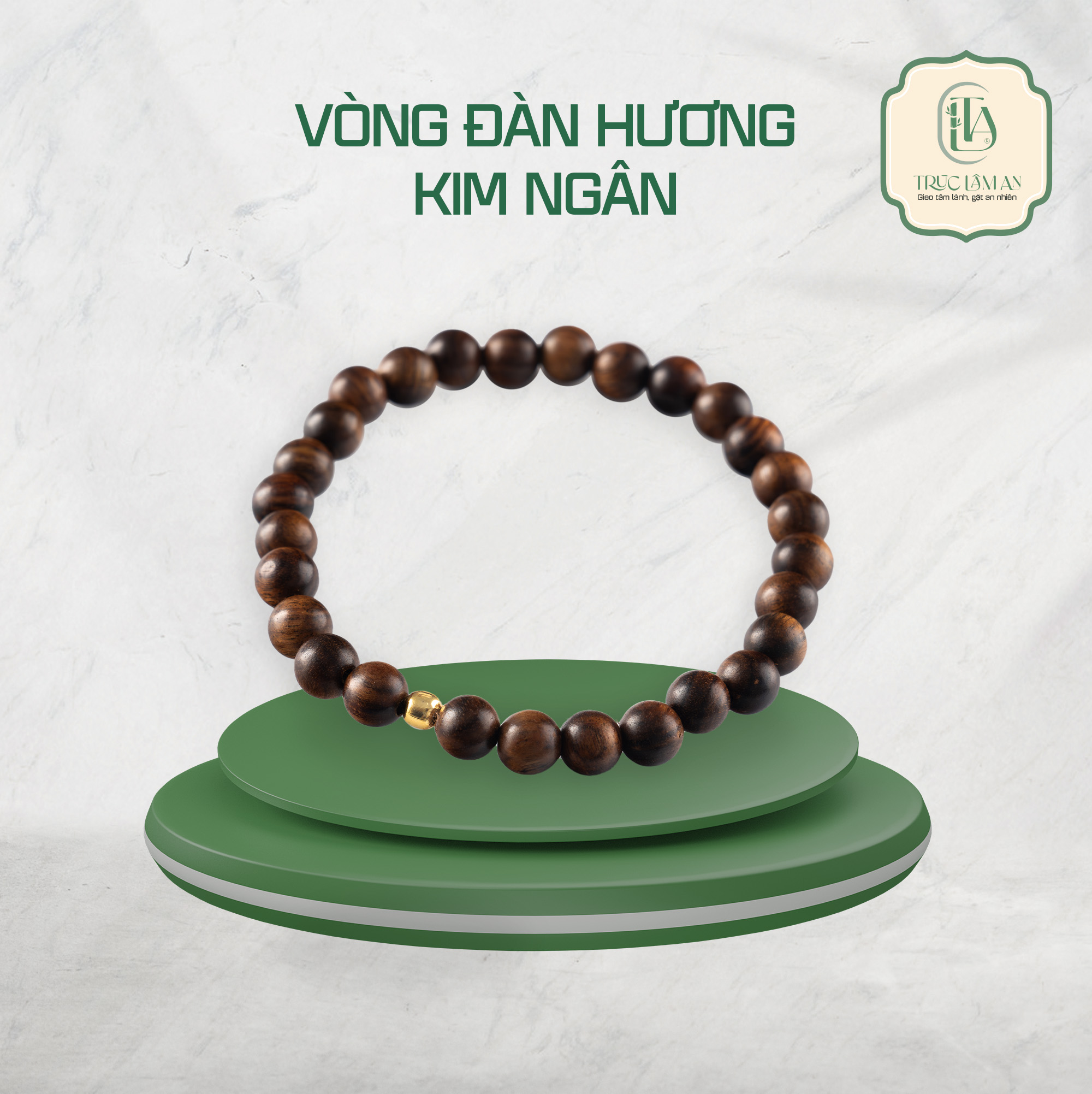 VÒNG TAY ĐÀN HƯƠNG KIM NGÂN
