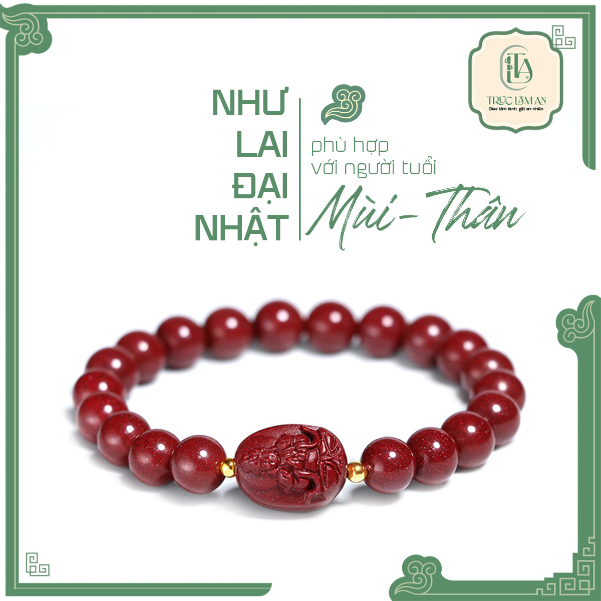 VÒNG TAY CHU SA PHẬT ĐẢN MỆNH