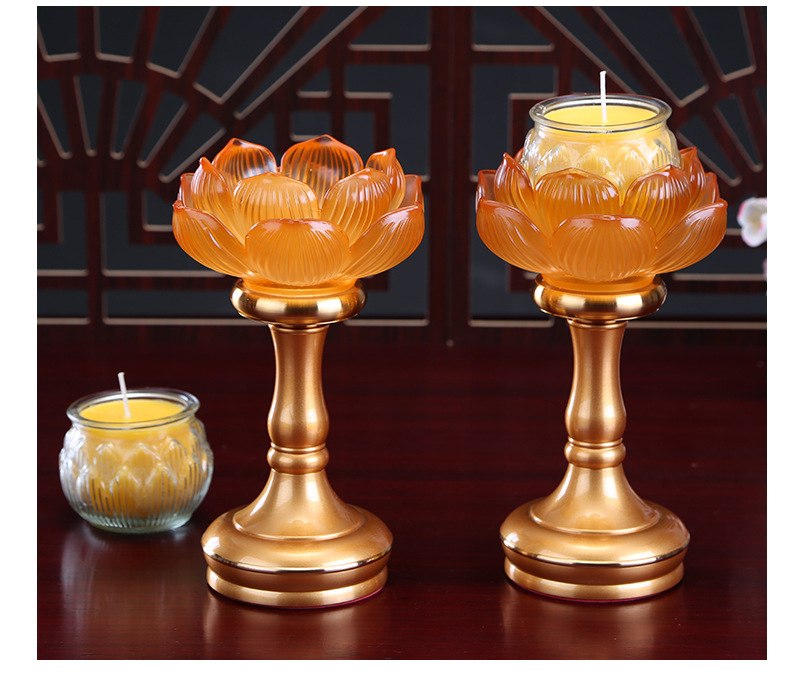CHÂN NẾN HỔ PHÁCH HÌNH HOA SEN