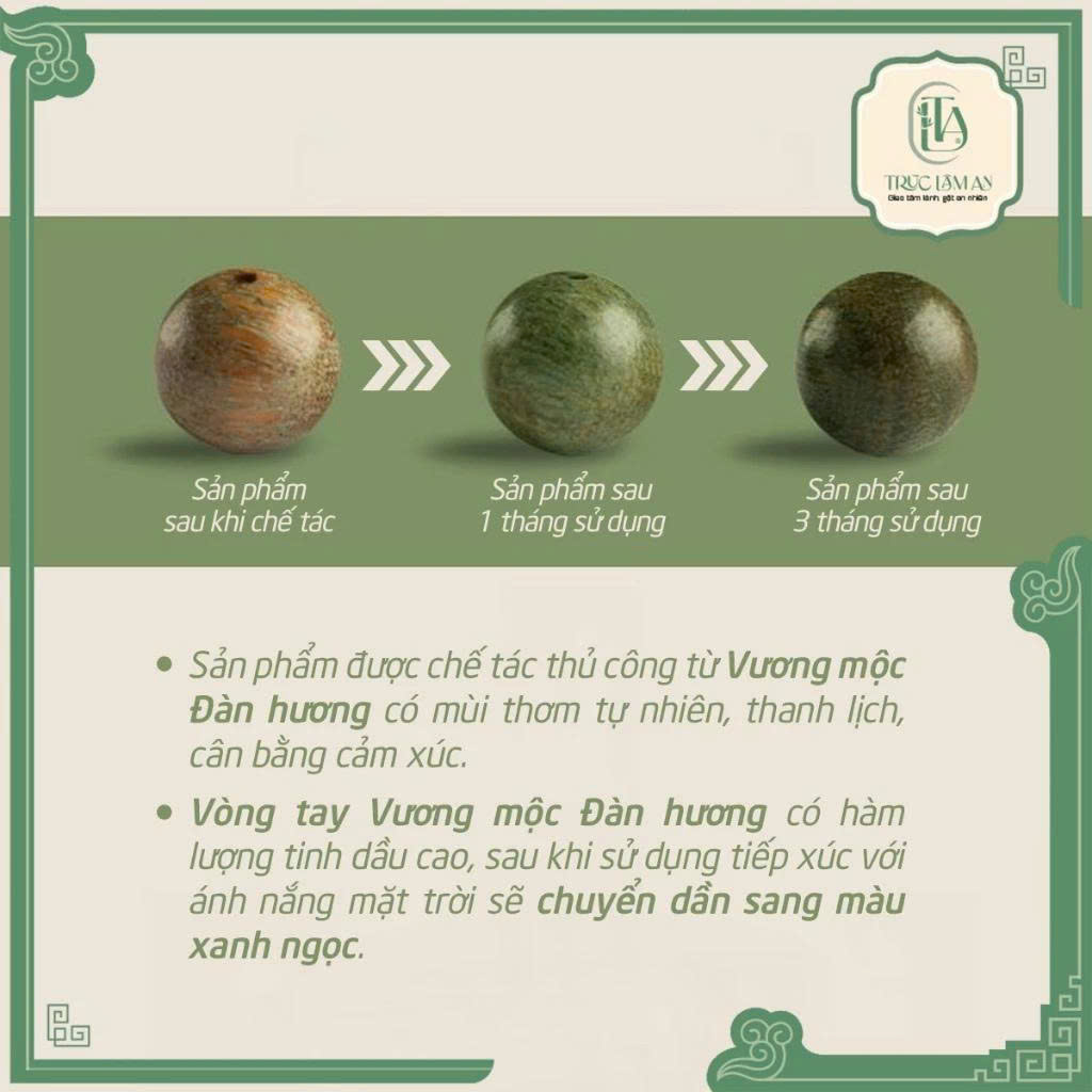 VÒNG TAY ĐÀN HƯƠNG MẪU ĐƠN