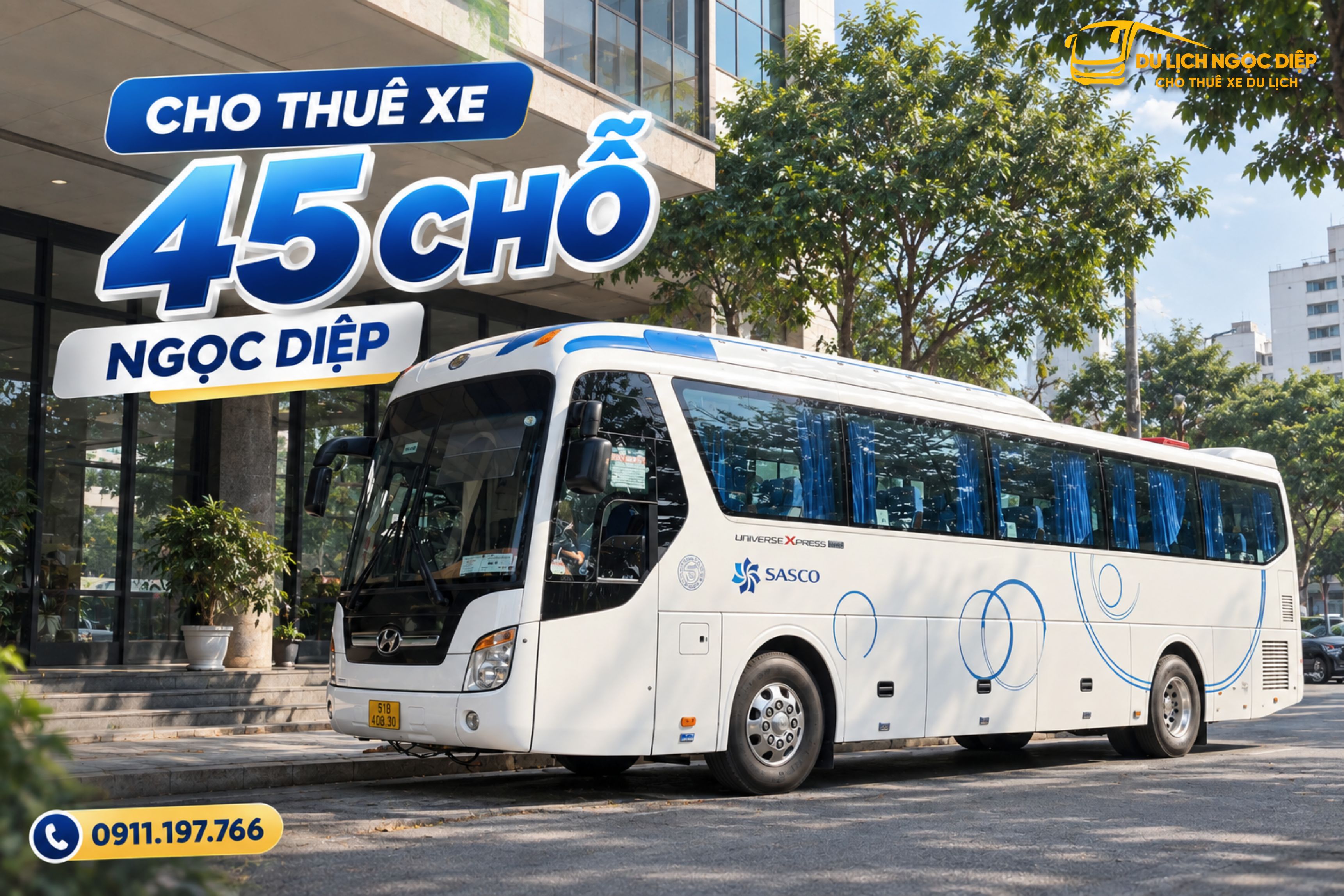 Thuê Xe 45 Chỗ tại TP.HCM - Có Tài Xế