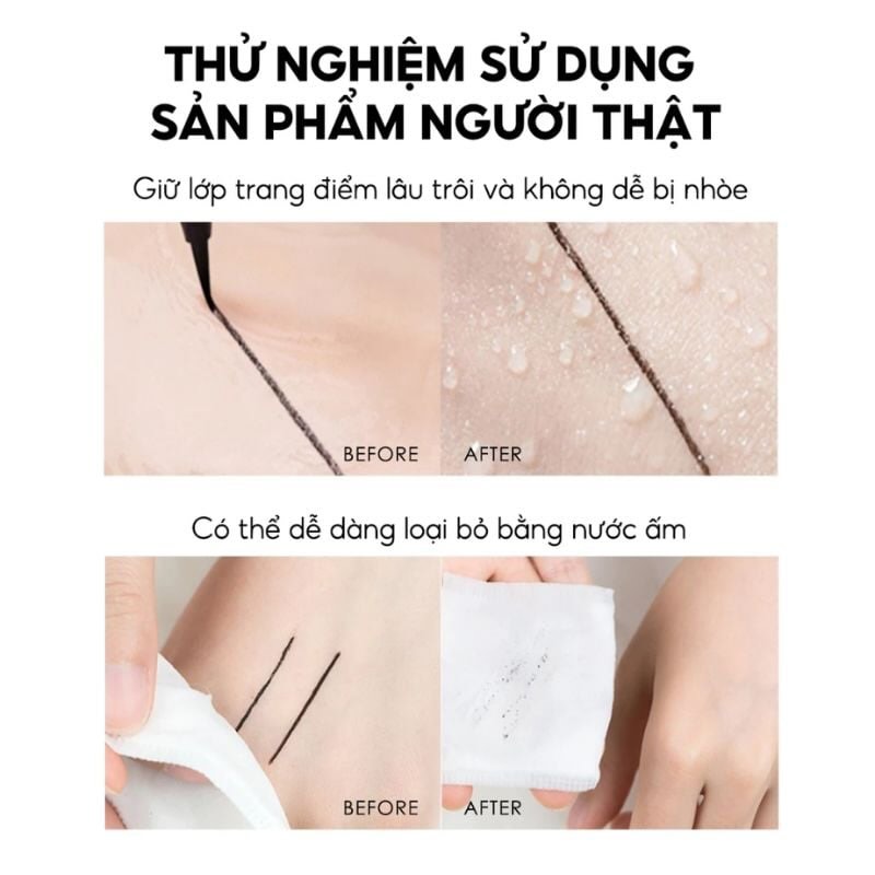 Bút kẻ mắt siêu mảnh CARSLAN Slender Smooth Liquid Eyeliner