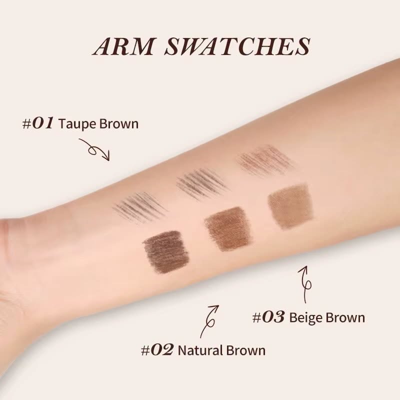 Chì kẻ  & mascara chân mày Flower Knows The Sweetie Bear Dual-Ended Brow Gel & Pencil - màu 01 Taupe Brown