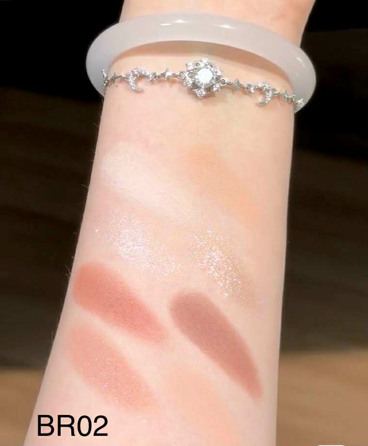 Bảng phấn trang điểm mắt gồm 8 màu FOCALLURE 8 PAN PRESSED POWDER PALETTE