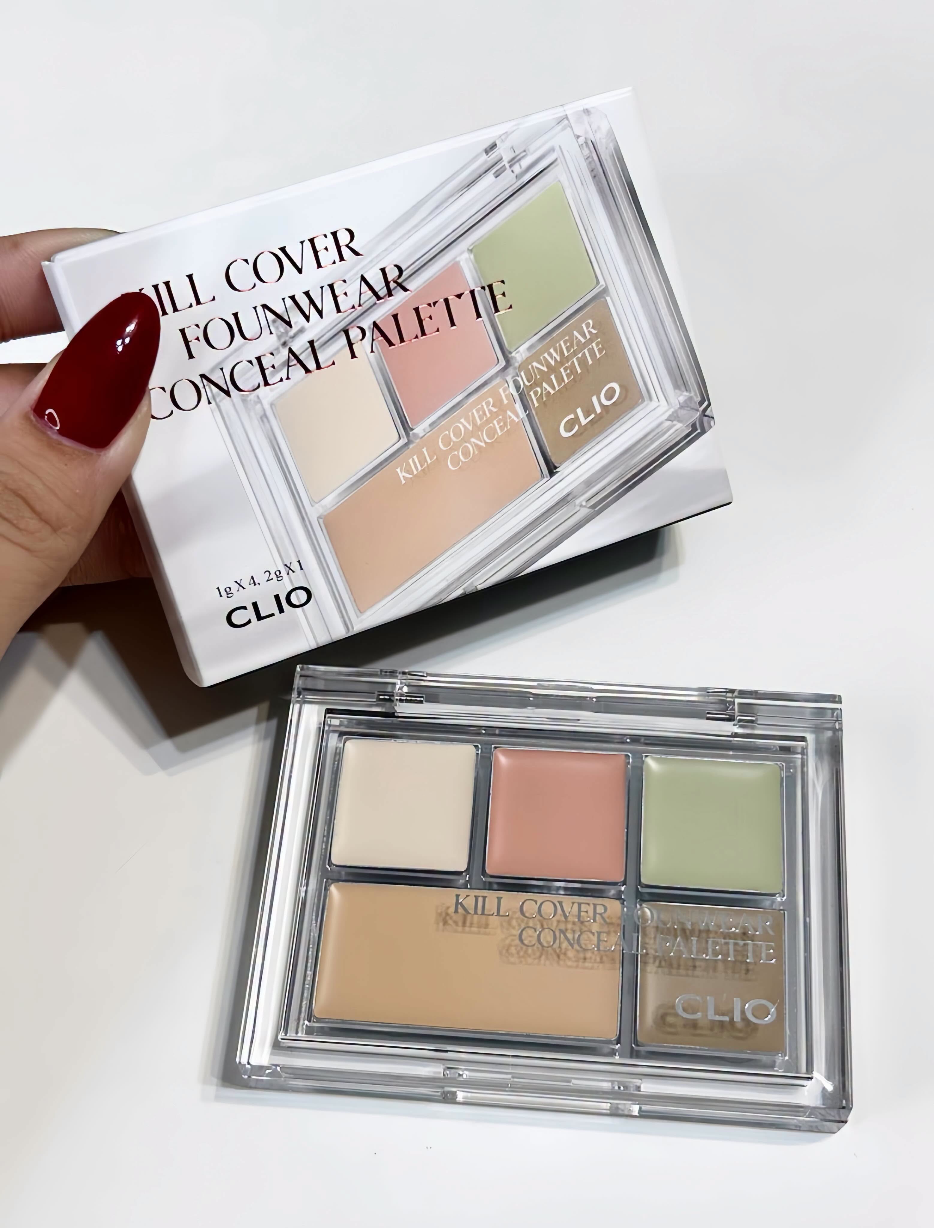 Kem Che Khuyết Điểm Clio Kill Cover Founwear Concealer Palette 6g - MÀU 02 DELGHT