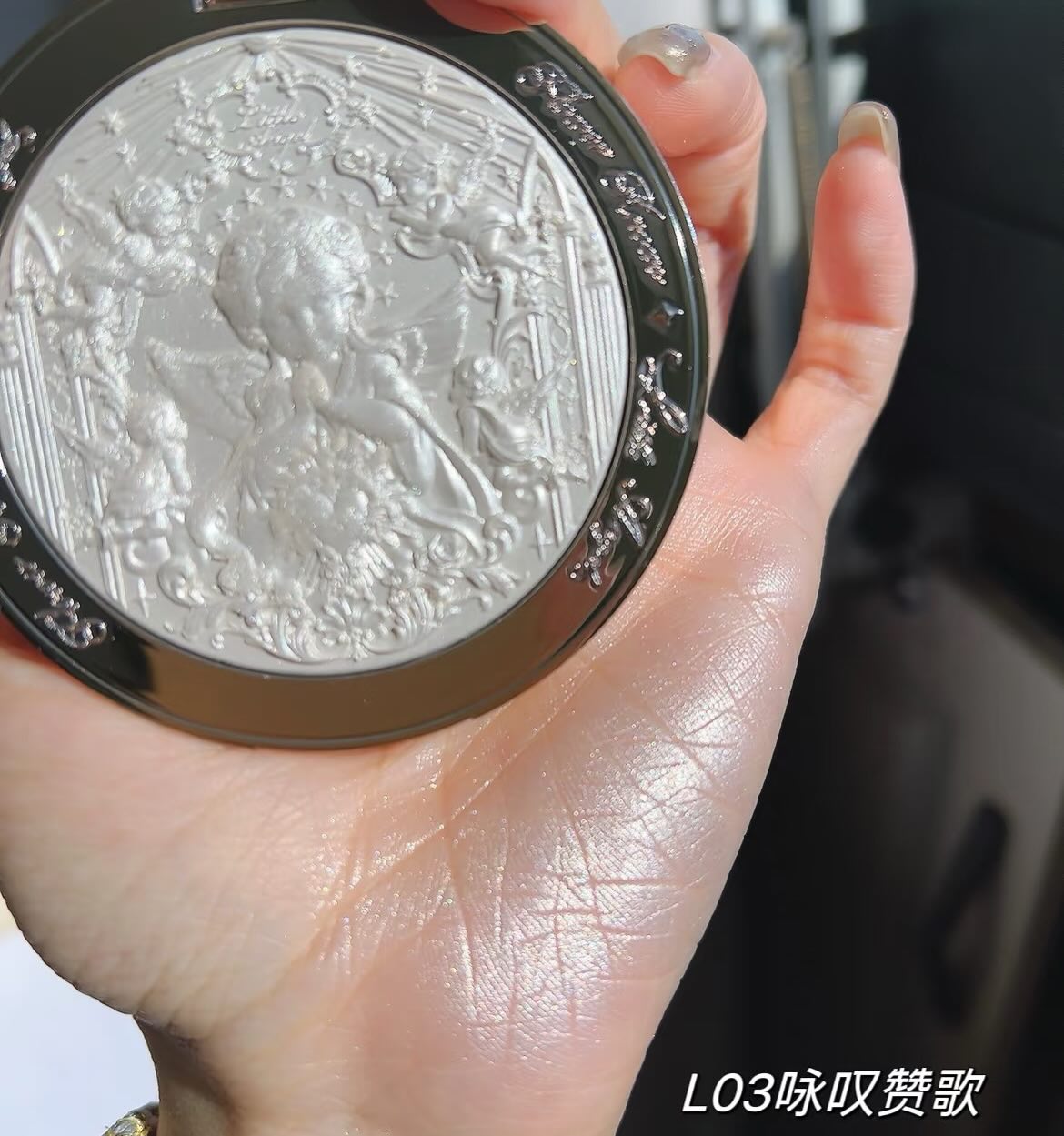 Phấn bắt sáng Flower Knows Little Angel Embossed Highlighter  - L03 Chanting Antherm