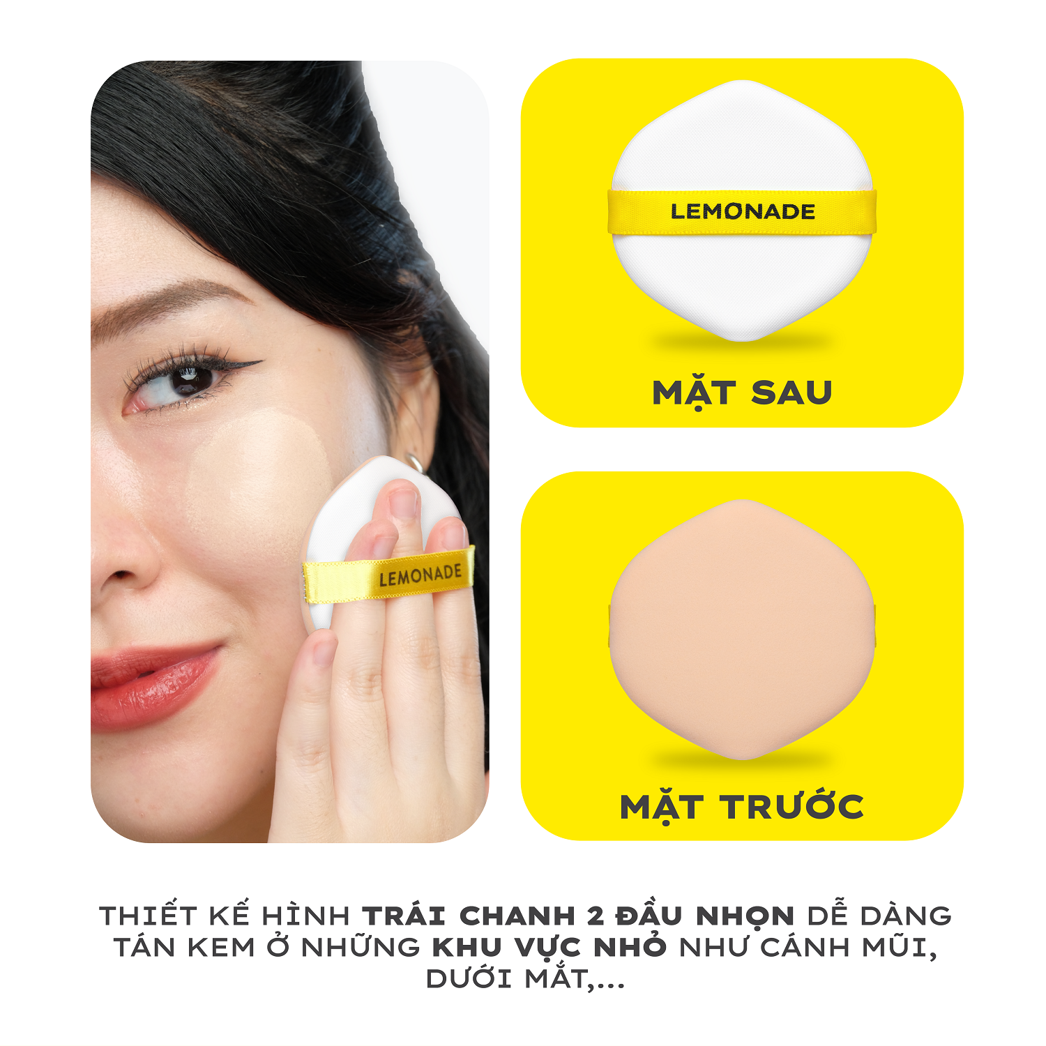 Bông cushion Lemonade Cushion Puff