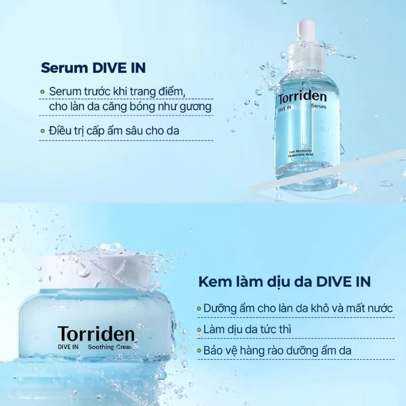 Combo Serum Torriden 50ml & kem dưỡng 100ml