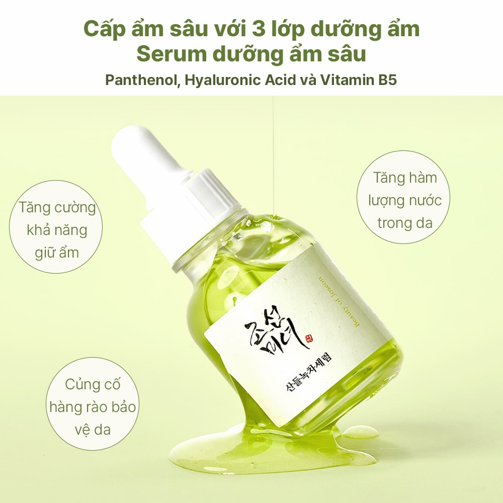 Tinh chất trà xanh  Beauty Of Joseon Calming Serum Green tea + Panthenol 30ml