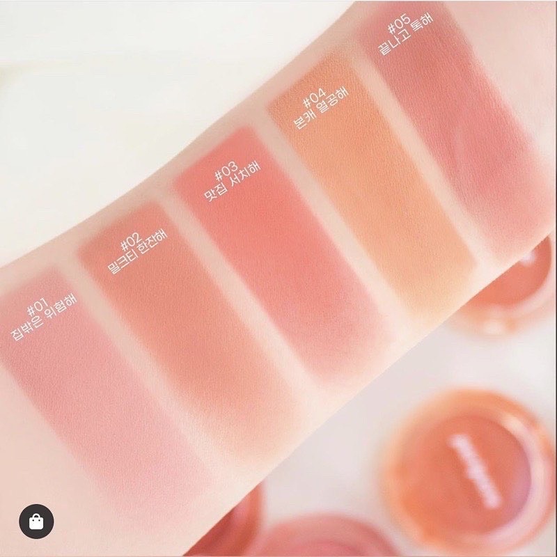 Má hồng Peripera PURE BLUSHED SUNSHINE CHEEK