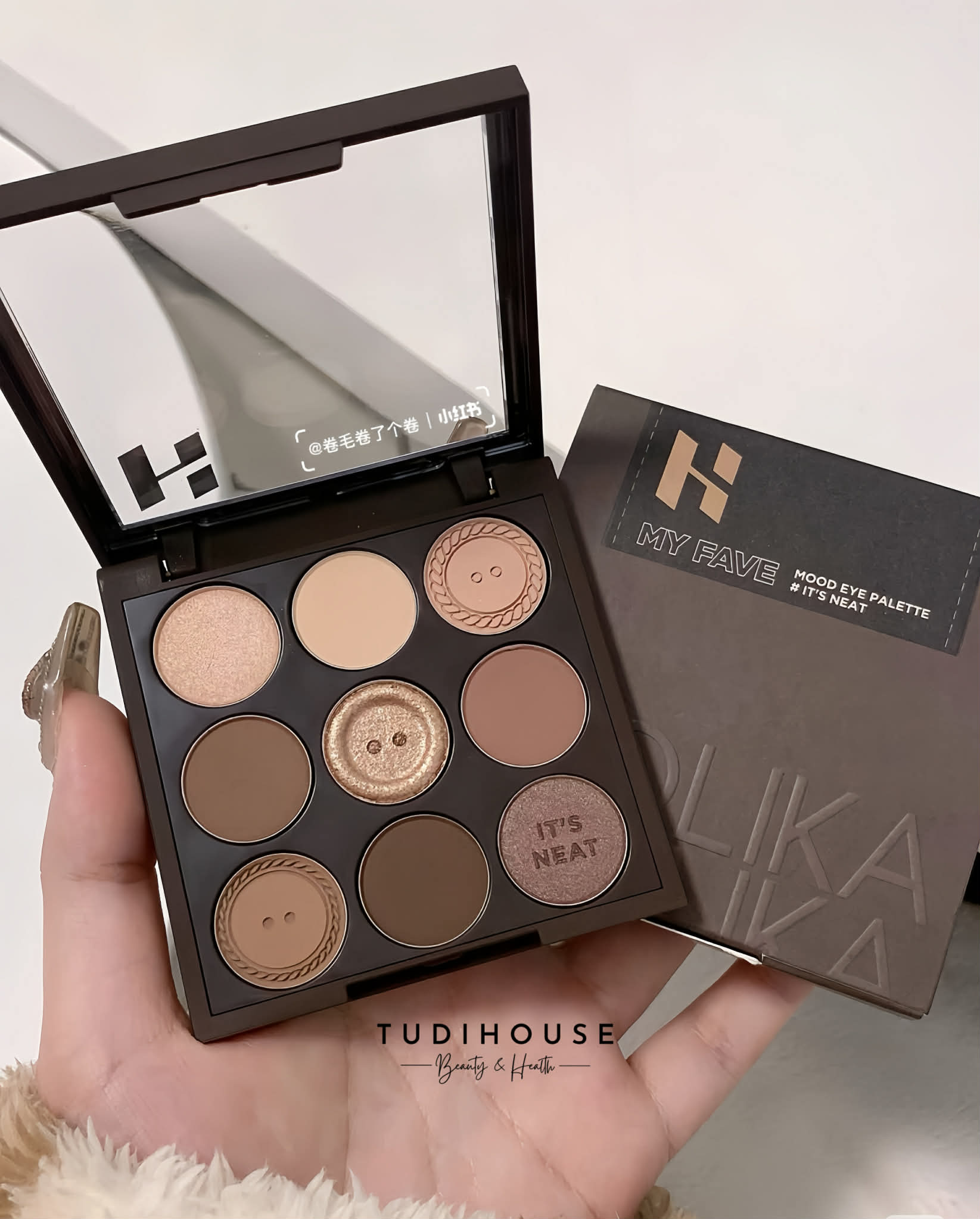 Bảng mắt Holika My Fave Eye Pallete  - 06 Button Up
