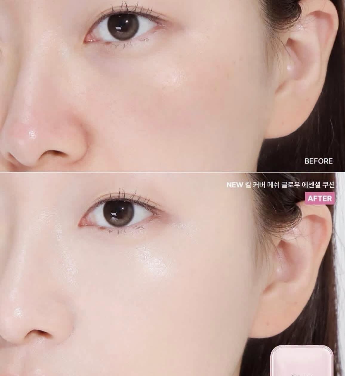 Set CLIO KILL COVER  MESH GLOW ESSENTIALS CUSHION SPF 50 PA++++ (  hộp + lõi kèm)