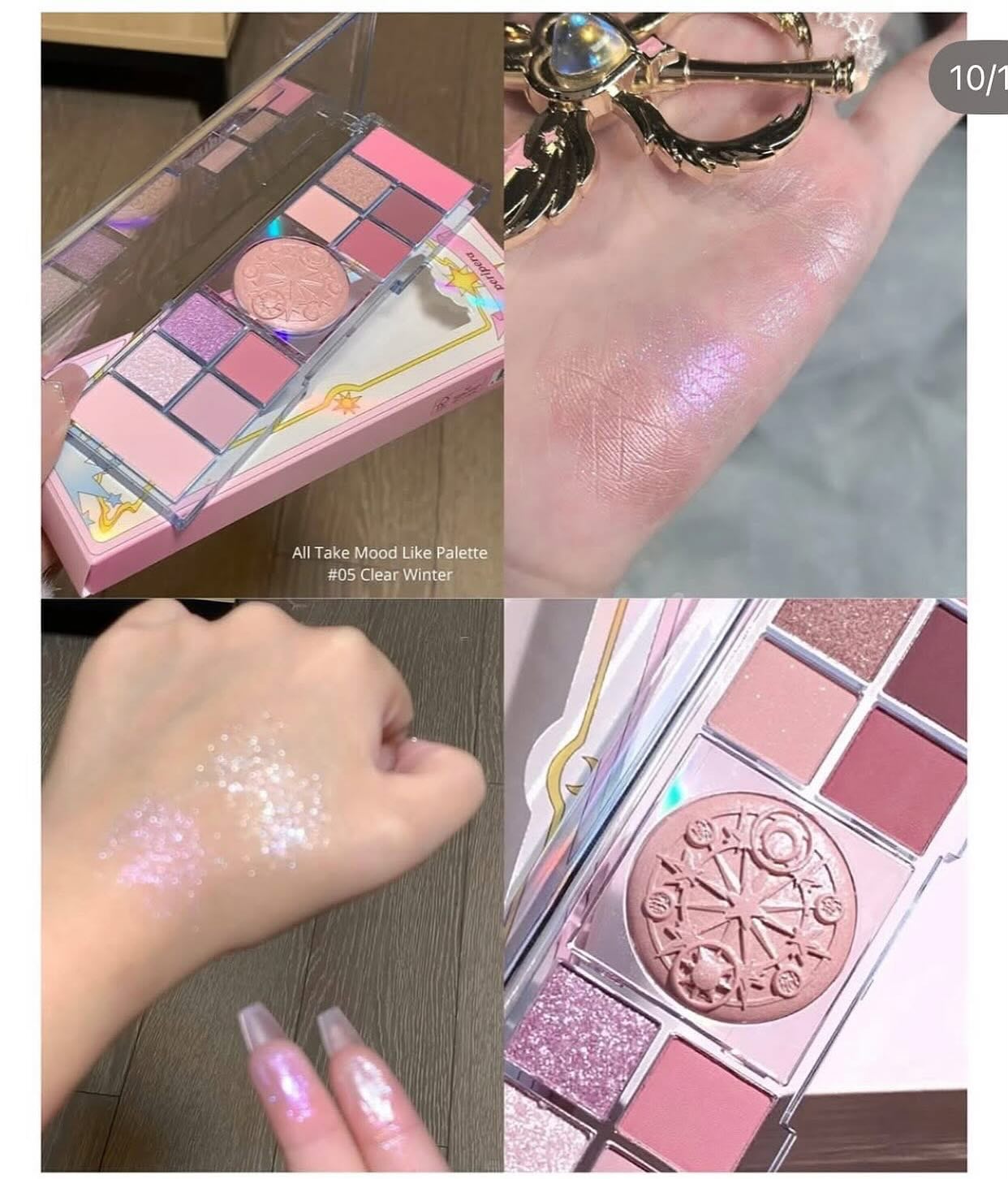 Phấn Mắt Peripera All Take Mood Like Palette 05 Clear Winter