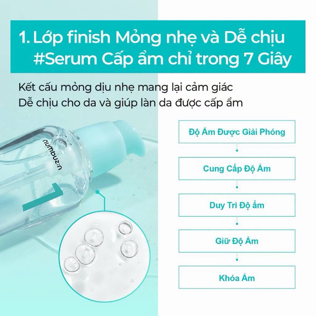 Tinh Chất Numbuzin No.1 Pantothenic B5 Active Soothing Serum 50ml