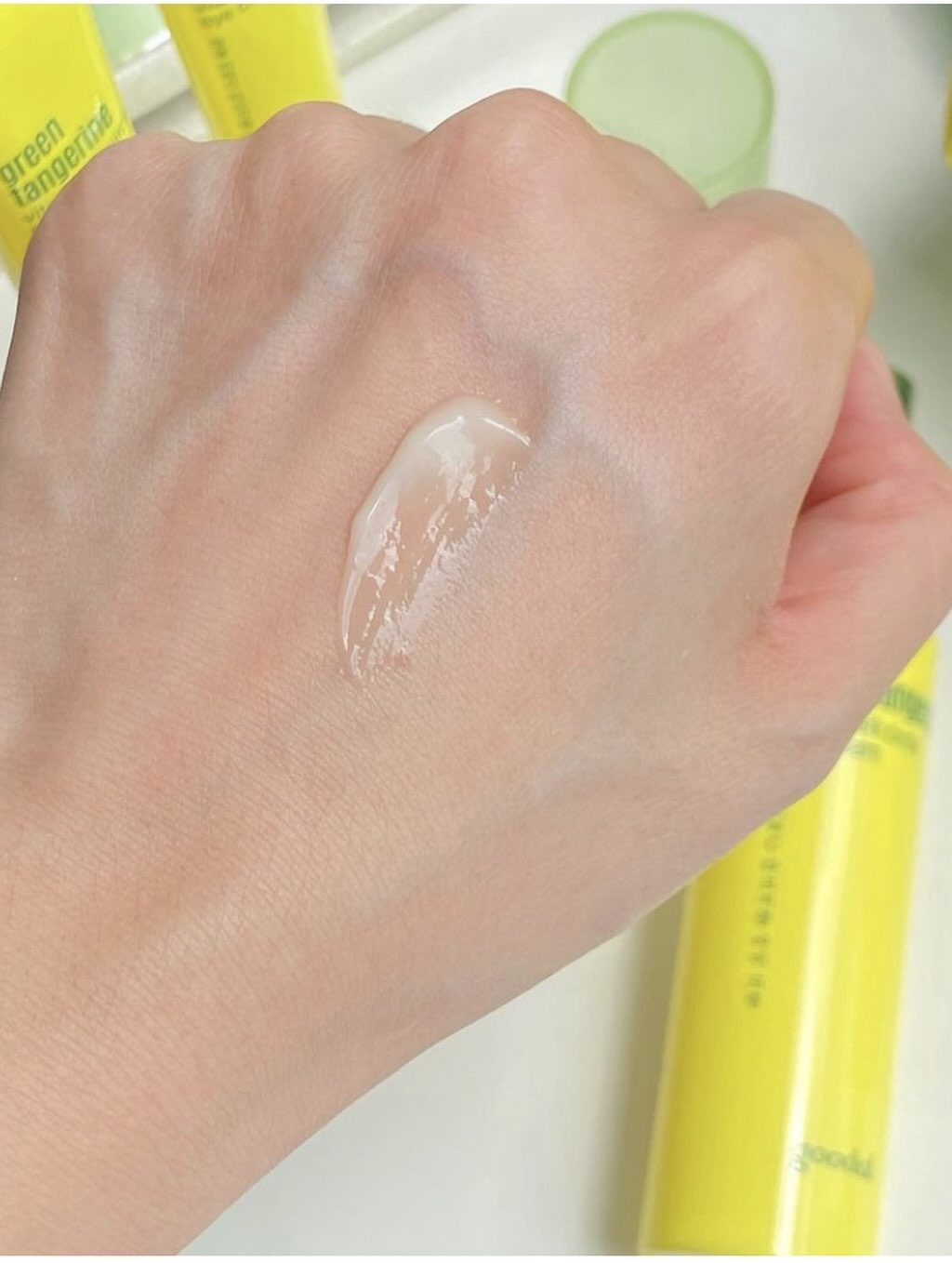 MINI 15ML - Kem Dưỡng Mắt Goodal Green Tangerine Vita C Dark Circle Eye Cream