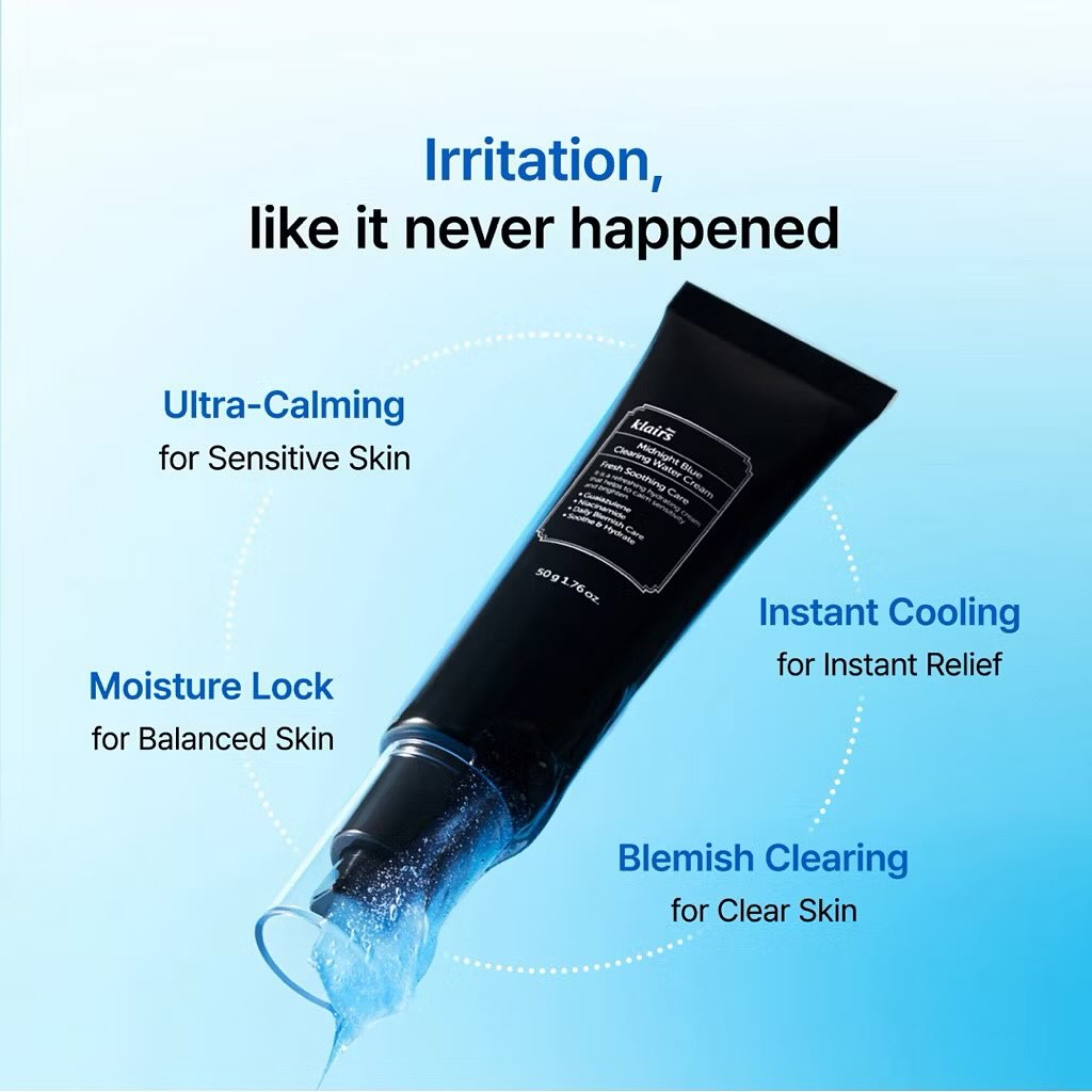 MINI 20G - [ BẢN MỚI ]  - Kem dưỡng Klairs Blue CLEARING WATER CREAM