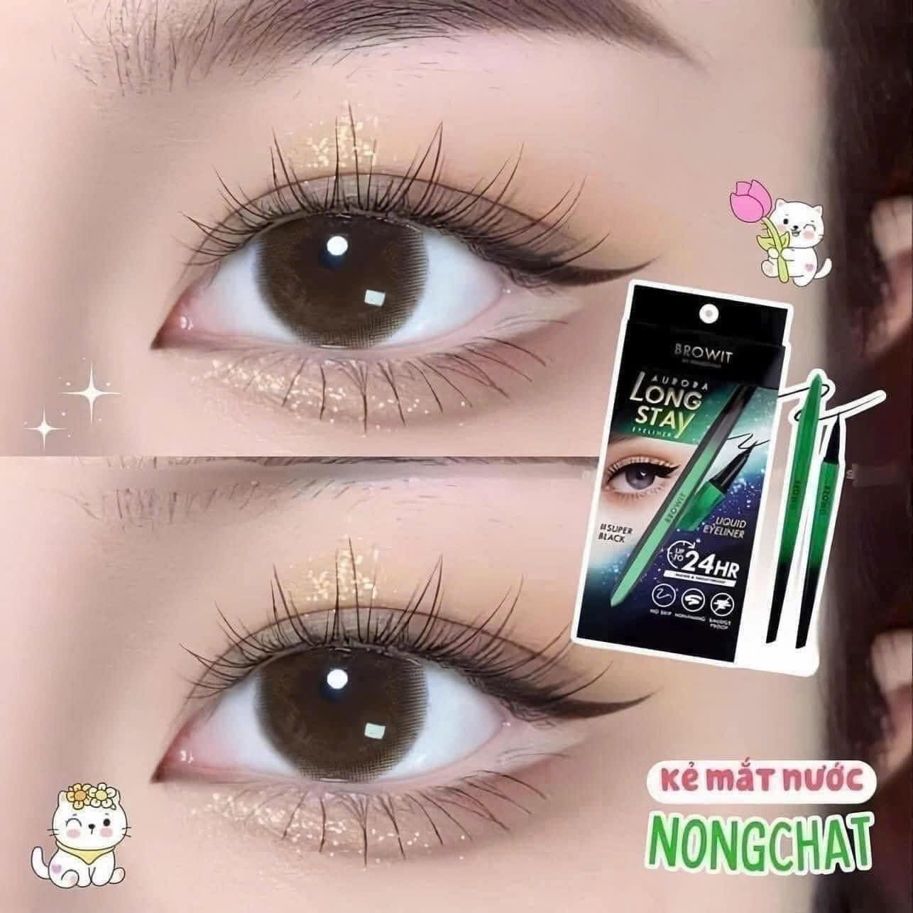 Bút Kẻ Mắt Browit By Nongchat Aurora Long Stay Eyeliner 0.5g