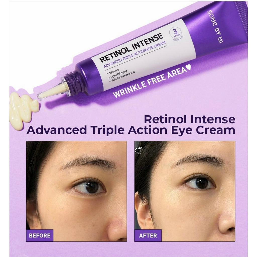 Kem Dưỡng Mắt  Some By Mi Retinol Intense Advanced Triple Action Eye Cream 30ml
