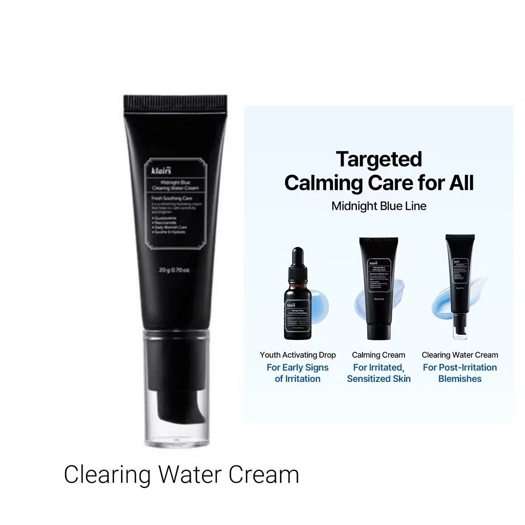 MINI 20G - [ BẢN MỚI ]  - Kem dưỡng Klairs Blue CLEARING WATER CREAM