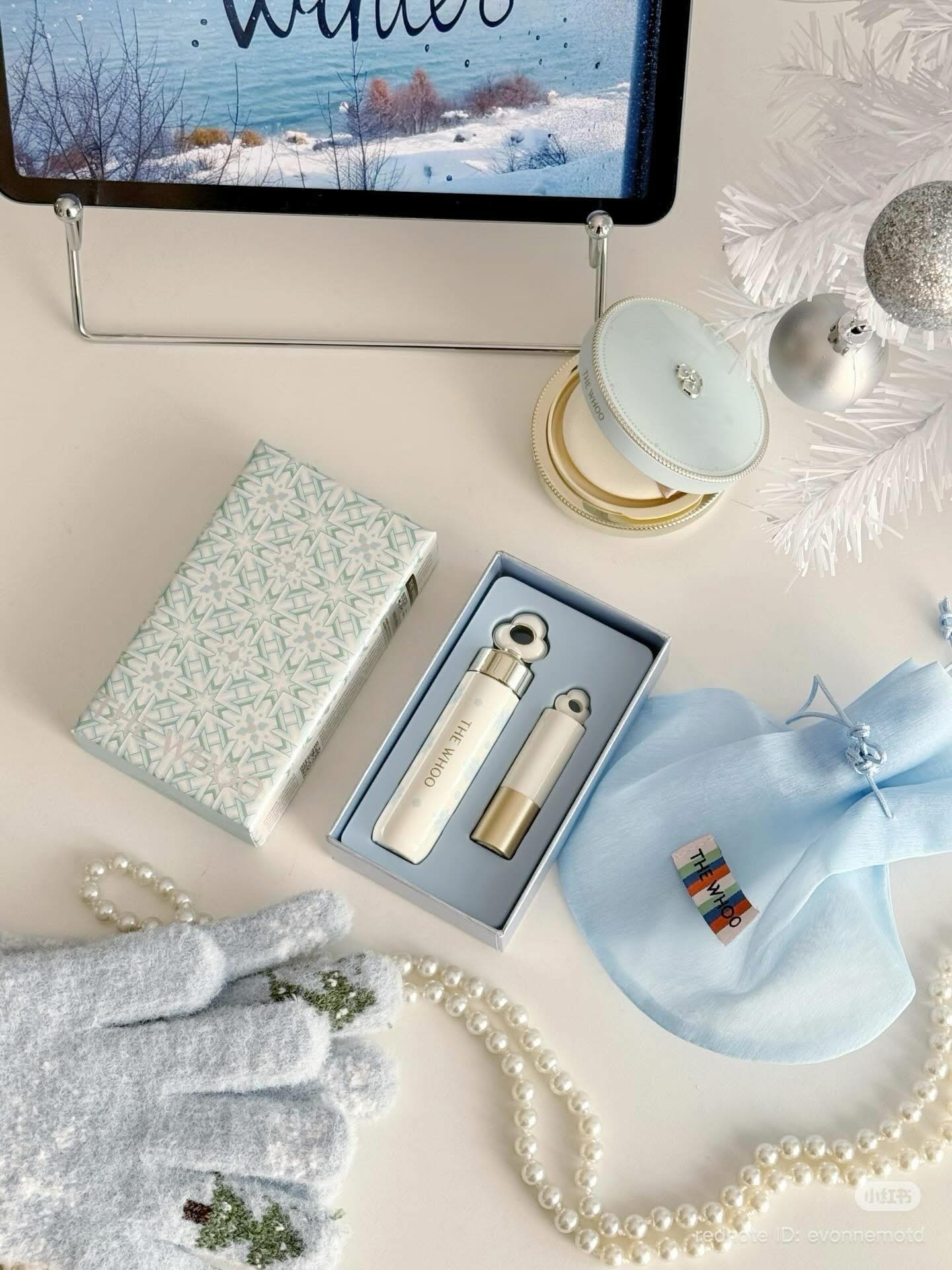 Set son dưỡng The Whoo Essential Lip Glow Balm Special