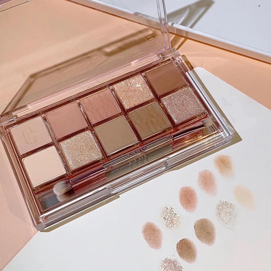 Bảng CLIO pro eye pallette -  Màu 12 autumn breeze in seoul forest