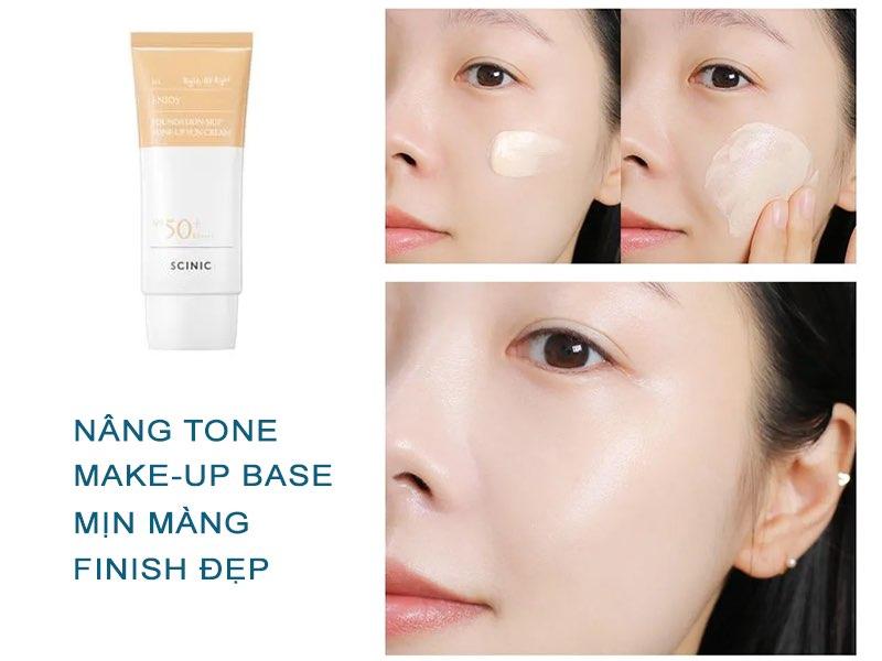 Kem chống nắng Scinic Foundation Toneup Sun cream SPF50+/PA++