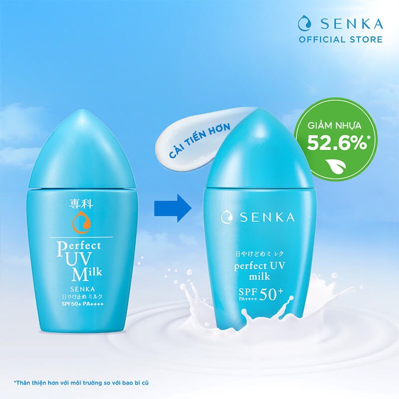 Kem chống nắng dạng sữa Senka Perfect UV Milk 40ml