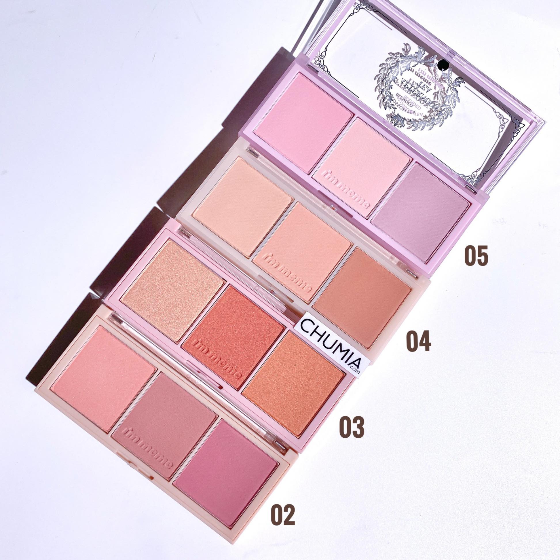 Bảng má hồng I'm Meme Afternoon Tea Blusher Palette - MÀU 05 Blossom Tea