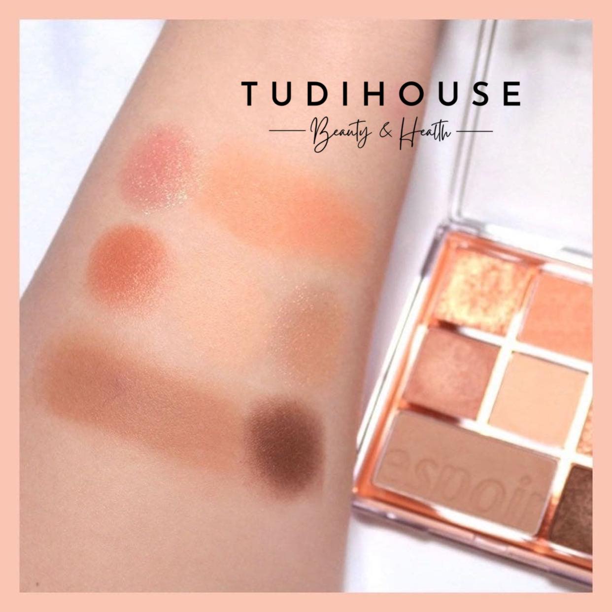 Bảng mắt Espoir Real Eye Palette - PEACHY LIKE