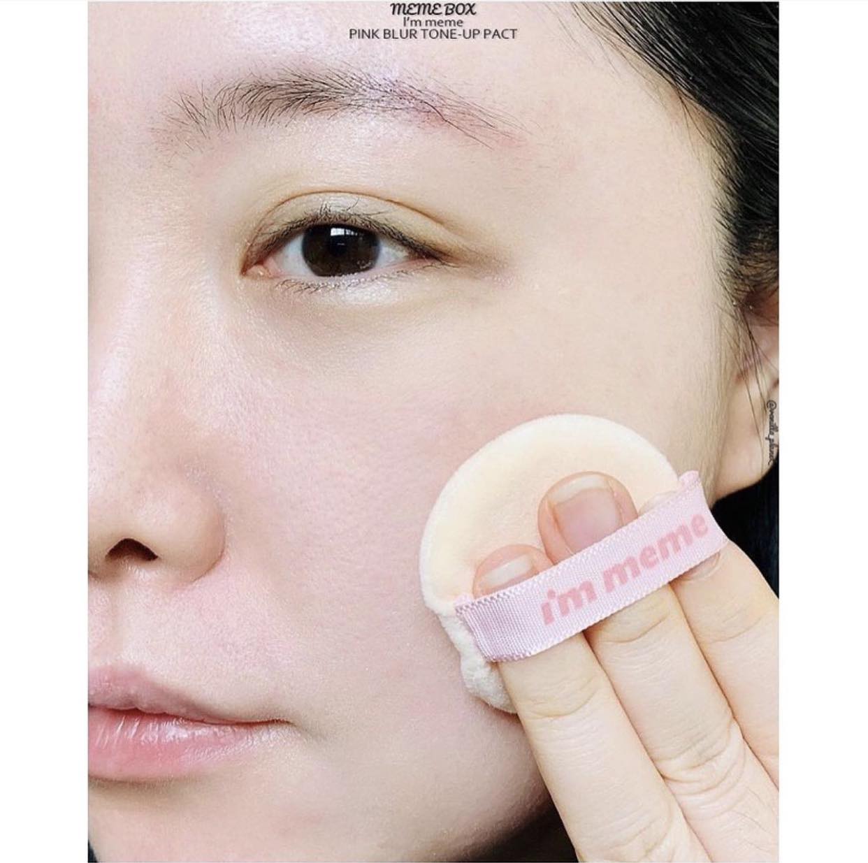 Phấn phủ I’m Meme Pink Blur Tone Up Pact 10g