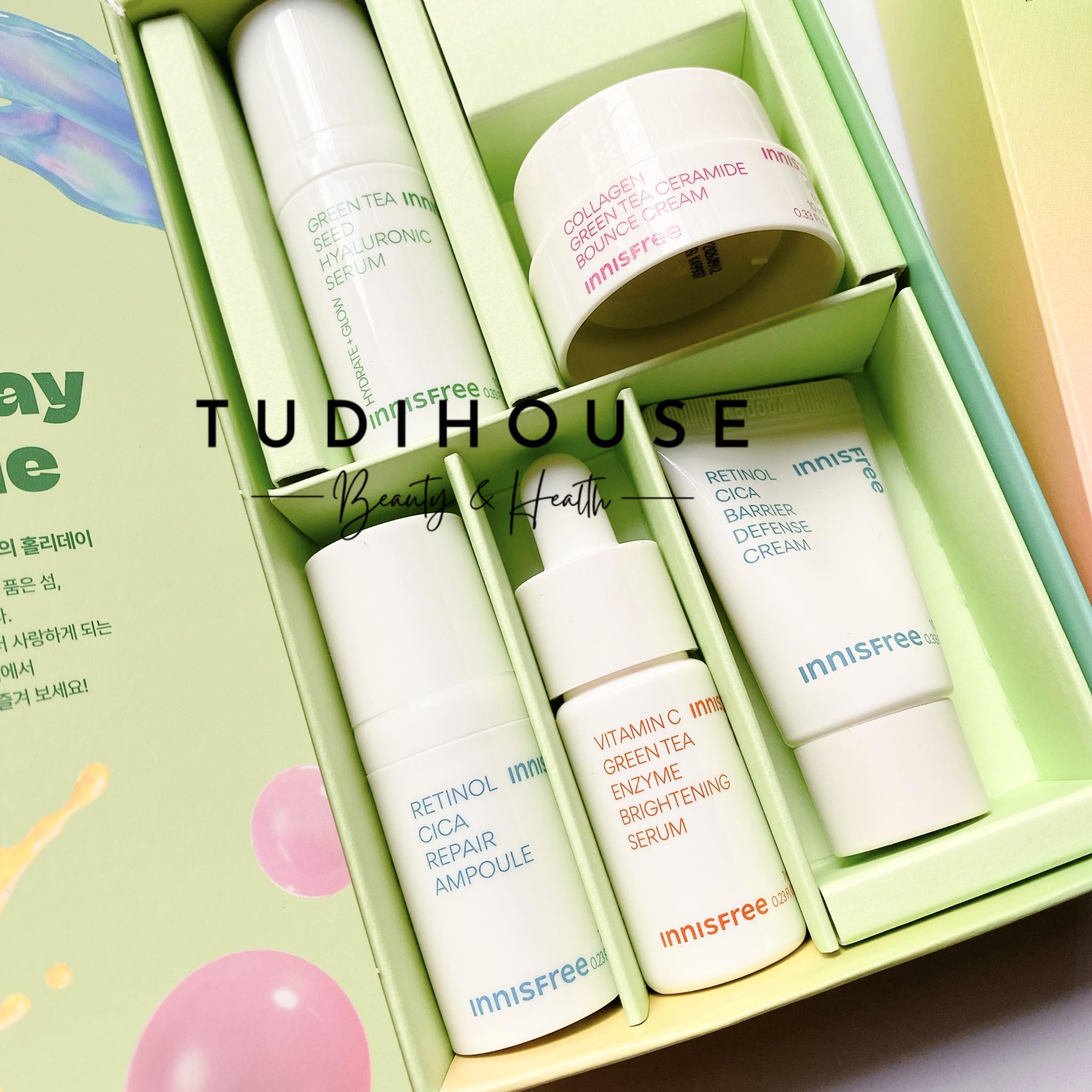 Set dưỡng minisize INNISFREE A JOYFUL HOLIDAY KIT