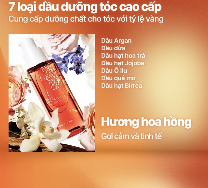 Dưỡng Tóc Mise en scène  Perfect Serum - ROSE 80ml