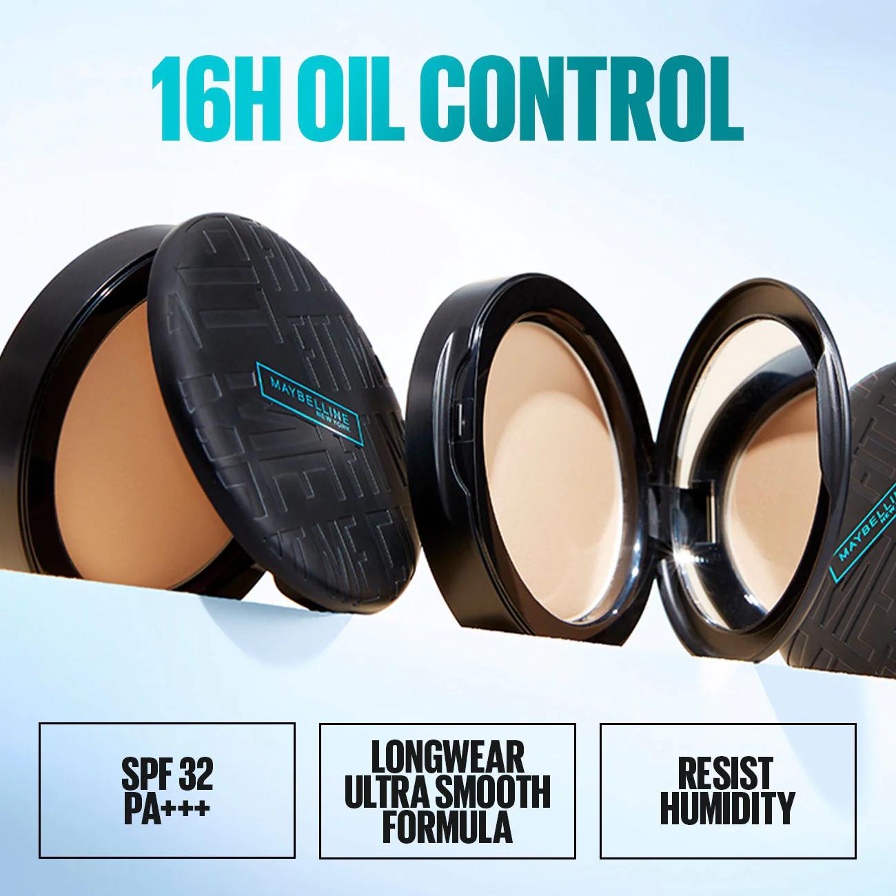 phấn phủ kiềm dầu Maybelline Fit Me