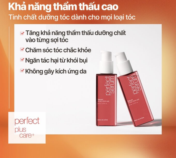 Dưỡng Tóc Mise en scène  Perfect Serum - ROSE 80ml